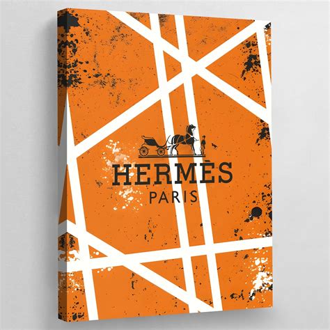 hermes artwork canvas